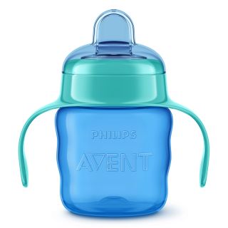 PHILIPS Avent, cana, cu tetina de formare, 6 luni+, albastru, 200 ml