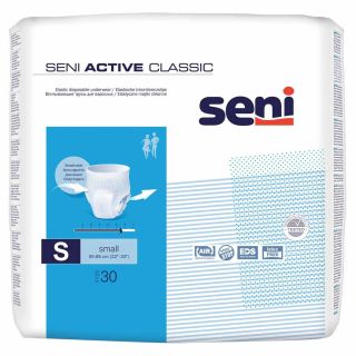 SENI Active Classic, scutece pentru adulti, tip chilot S, 30 buc