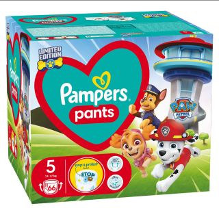 PAMPERS Active Baby Pants, scutece chilotel, 12-17 kg, marime 5, Warner Bros, 66 buc