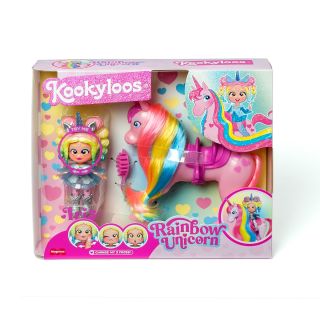 KOOKYLOOS, set de joaca, Unicorn Curcubeu