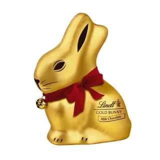 LINDT Gold, figurina de ciocolata, cu lapte, 100 g
