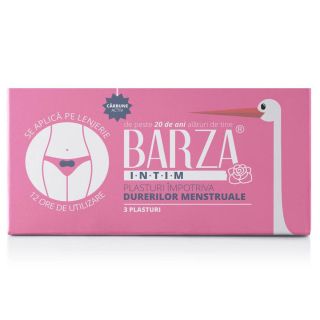 BARZA, plasturi  dureri menstruale, 3 buc
