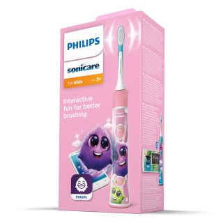 PHILIPS Sonicare, periuta de dinti electrica, pentru copii, 7 ani +, roz