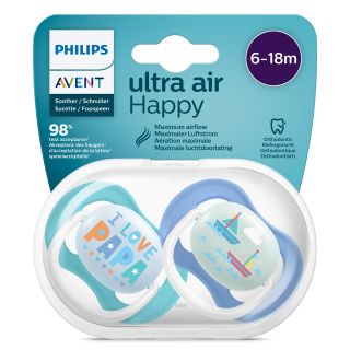 PHILIPS Avent, suzeta, Ultra Air, 6-18 luni, 2 buc