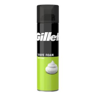 GILLETTE Regular Lemon, spuma de ras, pentru ten normal, 200 ml
