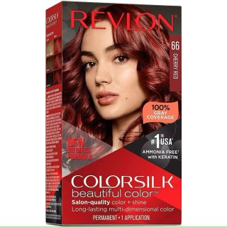 REVLON COLORSILK 66 Cherry Red, vopsea de par, 130 ml