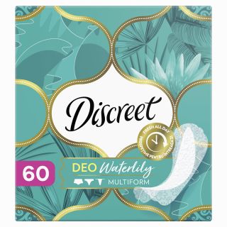 DISCREET Waterlily, absorbante zilnice, 60 buc