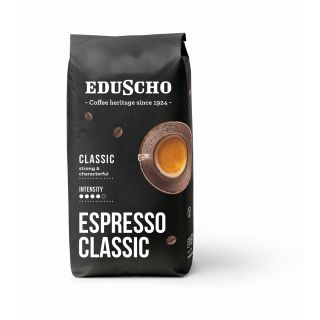 EDUSCHO Crema Classic, cafea prajita boabe, 1 kg