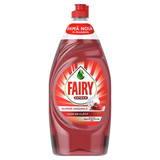 FAIRY Extra+, detergent de vase, de fructe de padure rosii, 900 ml