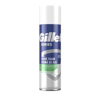 GILLETTE Series Sensitive, spuma de ras, cu Aloe Vera, 250 ml