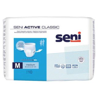 SENI Active Classic, scutece pentru adulti, tip chilot M, 10 buc