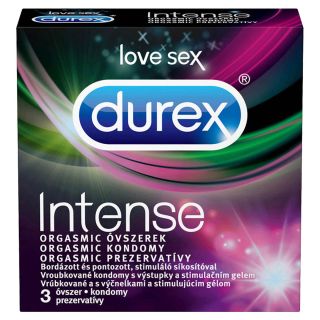 DUREX Intense Orgasmic, prezervative, 3 buc