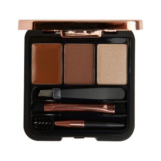 MAKEUP REVOLUTION Brow Sculpt Kit Medium, pentru sprancene