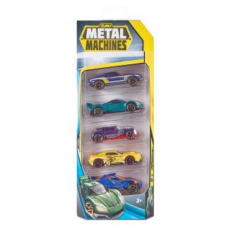 METAL MACHINES, vehicule, set 5 masinute de curse 1:64