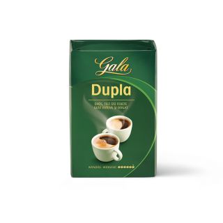 GALA Dupla, cafea prajita si macinata, 1 kg
