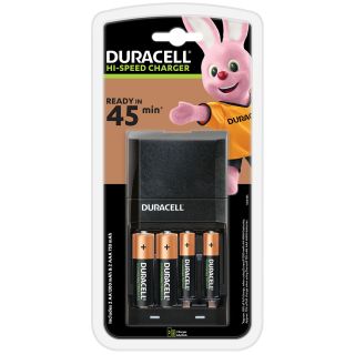 DURACELL CEF27, incarcator, cu 2 acumulatori AA 1300mAh + 2 acumulatori AAA 750mAh