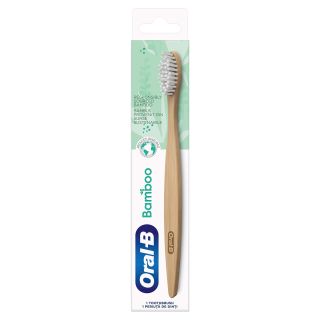 ORAL-B Bamboo Normal, periuta de dinti, 40 medium, alb, 1 buc