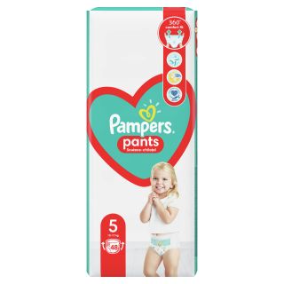 PAMPERS Active Baby Pants, scutece chilotel, 12-17 kg, marime 5 Jumbo Pack, 48 buc
