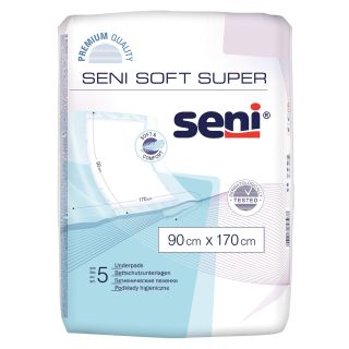 SENI Soft, paturici pentru protectie pat, 90x170 cm, 5 buc