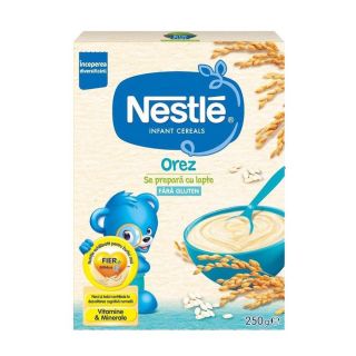 NESTLE Baby, cereale, pe baza de orez, 250 g
