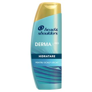 HEAD&SHOULDERS Derma X Pro Quenching Hydration, sampon, pentru par uscat, 300 ml