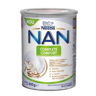 NESTLE NAN Complete Comfort, formula speciala lapte praf, pentru probleme digestive minore, 400 g