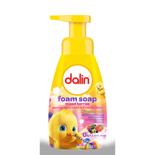 DALIN Baby, sapun spuma, fructe de padure, 200 ml