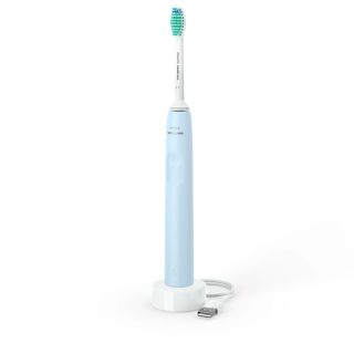 PHILIPS Sonicare, periuta de dinti electrica, Seria 2100, 31000 miscari/minut, Design ergonomic subtire, 1 capat de periere, Blue
