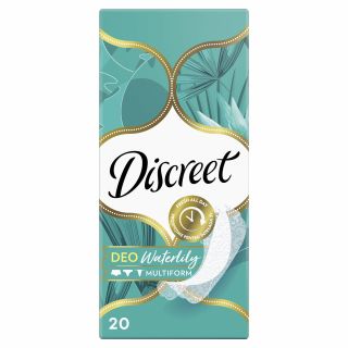 DISCREET Waterlily, absorbante zilnice, Deo, 20 buc