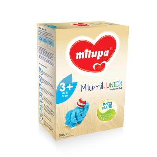 MILUPA Junior 3+, formula speciala lapte praf, de crestere fortifiant, 600 g