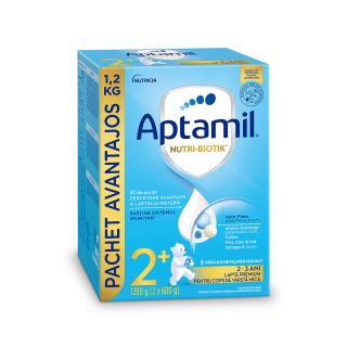 APTAMIL Nutri-Biotik Junior 2+, lapte praf, de crestere 2-3 ani, 1200 g