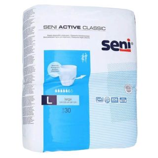 SENI Active Classic, scutece pentru adulti, tip chilot L, 30 buc