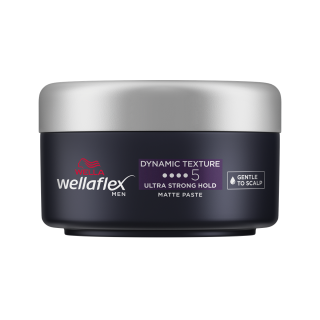 WELLAFLEX Men Dynamic Texture, ceara de par, mata, cu fixare ultra puternica, fixare: 5/5, 75 ml