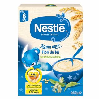 NESTLE Baby, cereale, Somn Usor, cu flori de tei, 250 g