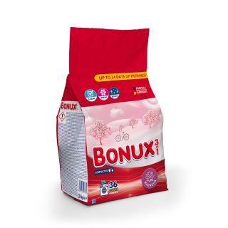 BONUX 3in1 Pure Magnolia, detergent automat de rufe, pudra, 36 spalari, 2.34 kg