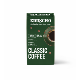 EDUSCHO Classic, cafea prajita si macinata, 500 g