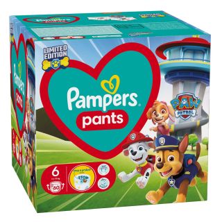 PAMPERS Active Baby Pants, scutece chilotel, 14-19 kg, marime 6, Warner Bros, 60 buc