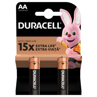 DURACELL Basic AA, baterii, LR06, 2 buc