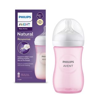 PHILIPS Avent, biberon, natural response, 1 luna+, 260 ml