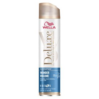 WELLA DELUXE Wonder Volume, fixativ pentru coafat, pentru volum, 250 ml