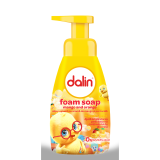 DALIN Baby, sapun spuma, mango, 200 ml