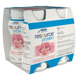 NESTLE Resource 2.0 Protein, aliment destinat unor scopuri medicale speciale cu aroma de capsuni 4x200 ml