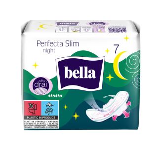 BELLA Perfecta Night, absorbante igienice, subtiri, de noapte, 7 buc