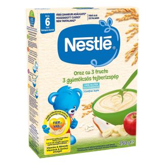 NESTLE Baby, cereale, orez cu 3 fructe, 250 g