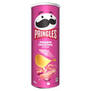 PRINGLES Prawn Cocktail, chips, cu gust de creveti, 165 g
