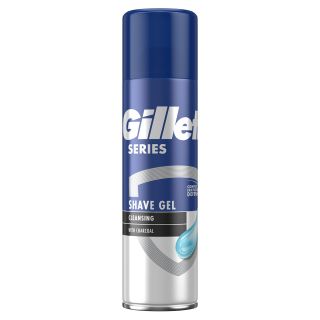 GILLETTE Series Cleasing, gel de ras, cu carbune negru, 200 ml