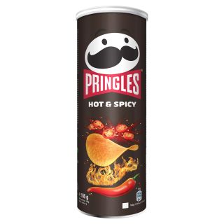 PRINGLES Hot&spicy, chips, picante si condimentate, 165 g