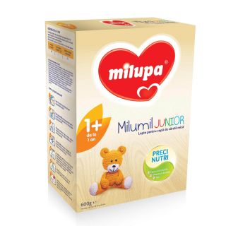 MILUPA Junior 1+, formula speciala lapte praf, de crestere, 600 g