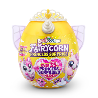 RAINBOCORNS Surpriza, jucarie de plus, Unicornul Curcubeu Fairycorn Cu Aripi