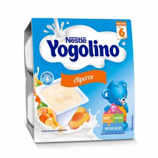 NESTLE Yogolino, gustare, cu caise, 4x100 g